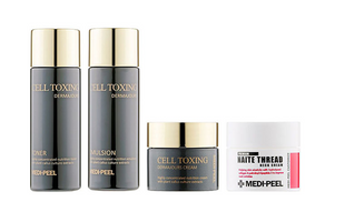 Антивозрастный набор миниатюр со стволовыми клетками Medi-Peel Cell Toxing Dermajours Trial Kit (toner/30ml + emulsion/30ml + cr/2x10g) 346762 фото