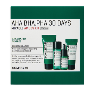 Набор миниатюр для проблемной кожи Some By Mi AHA-BHA-PHA 30 Days Miracle AC SOS Kit, 90 мл 390527 фото