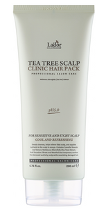 Маска-пілінг для шкіри голови з чайним деревом La'dor Tea Tree Scalp Clinic Hair Pack, 200 мл 810681 фото